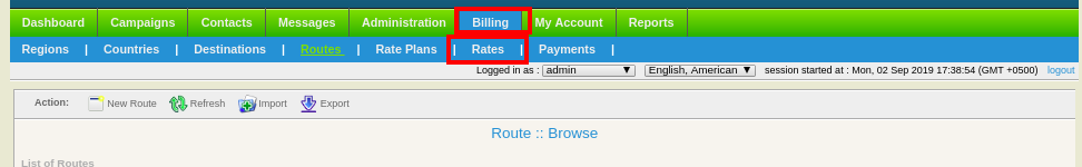 billing routes